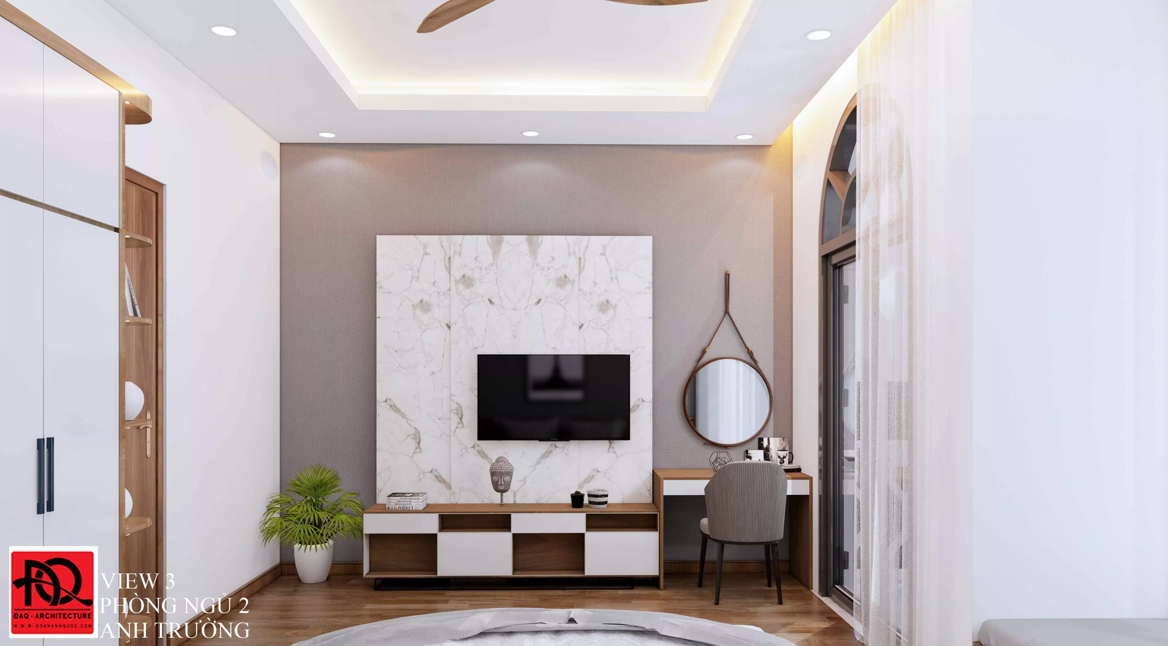 Xây nhà trọn gói Phan Thiết nhà phố đơn giản hiện đại 5x14m 800 triệu